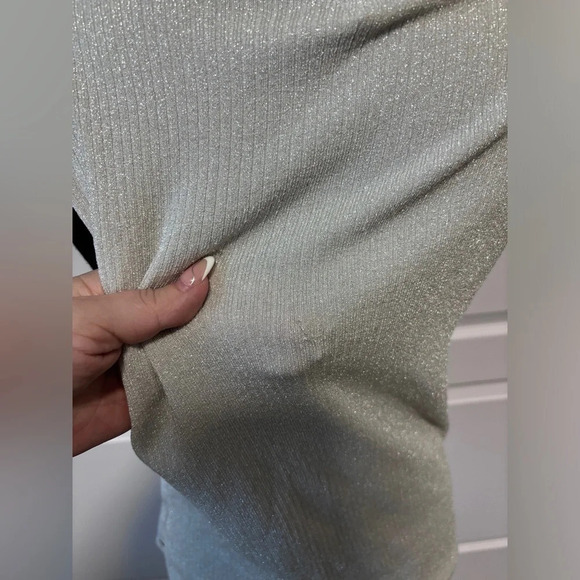 Tommy Hilfiger Denim | Sparkly Sleeveless Turtleneck Top | Size XL - Picture 7 of 11